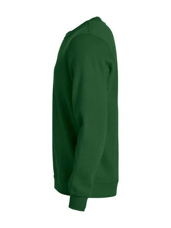 CLIQUE 021030 Basic Sweater Roundneck FLESSEN groen BEDRUKKEN