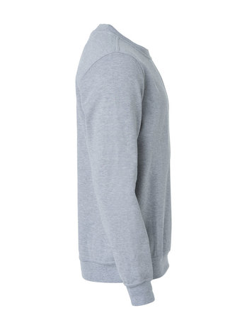 CLIQUE 021030 Basic Sweater Roundneck GRIJS MELANGE BEDRUKKEN