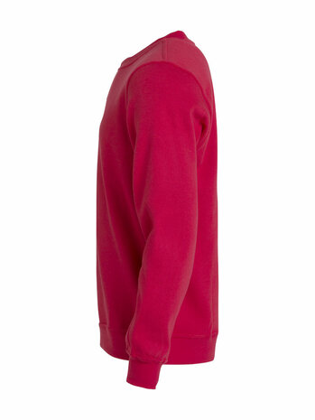 CLIQUE 021030 Basic Sweater Roundneck ROOD BEDRUKKEN