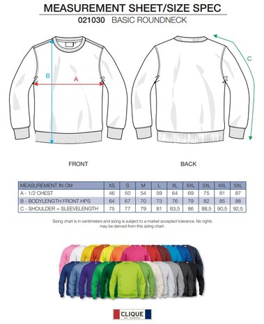 CLIQUE 021030 Basic Sweater Roundneck 
