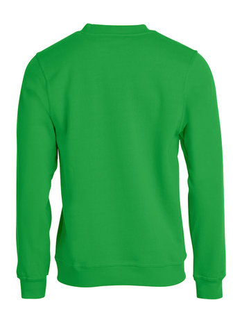 CLIQUE 021030 Basic Sweater Roundneck APPEL groen BEDRUKKEN