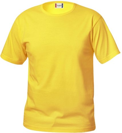 gele t-shirts kopen bedrukt met Logo