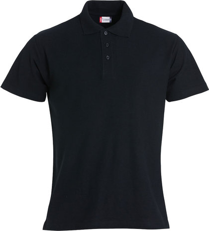 zwarte basic polo shirts borduren werkkleding Ede