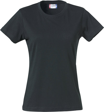 zwarte basic dames t shirts bedrukken kopen 