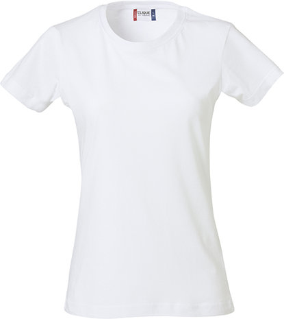 bedrukken witte basic dames t-shirts 