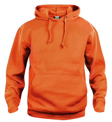 diep oranje hoodie Qlique borduren