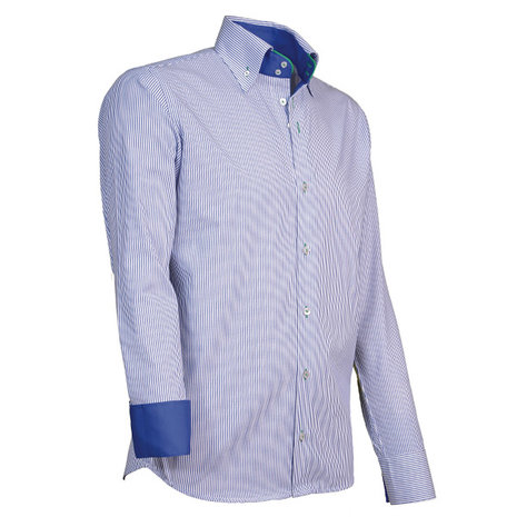 Capraro 908 gestreept Heren Overhemd