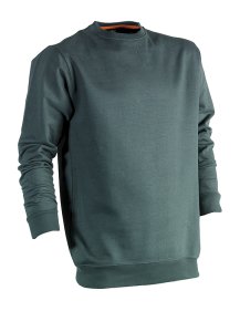 21MSW1401 HEROCK VIDAR Sweater GROEN BEDRUKKEN