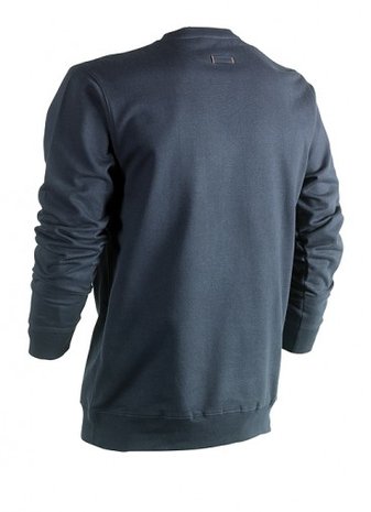 21MSW1401 HEROCK VIDAR Sweater GRIJS BORDUREN achterzijde kleding