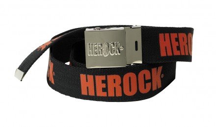 Verstelbare riem met Herock&reg; print  Gesp met flesopener  Verpakt per 10 stuks  90% polyester - 10% katoen canvas